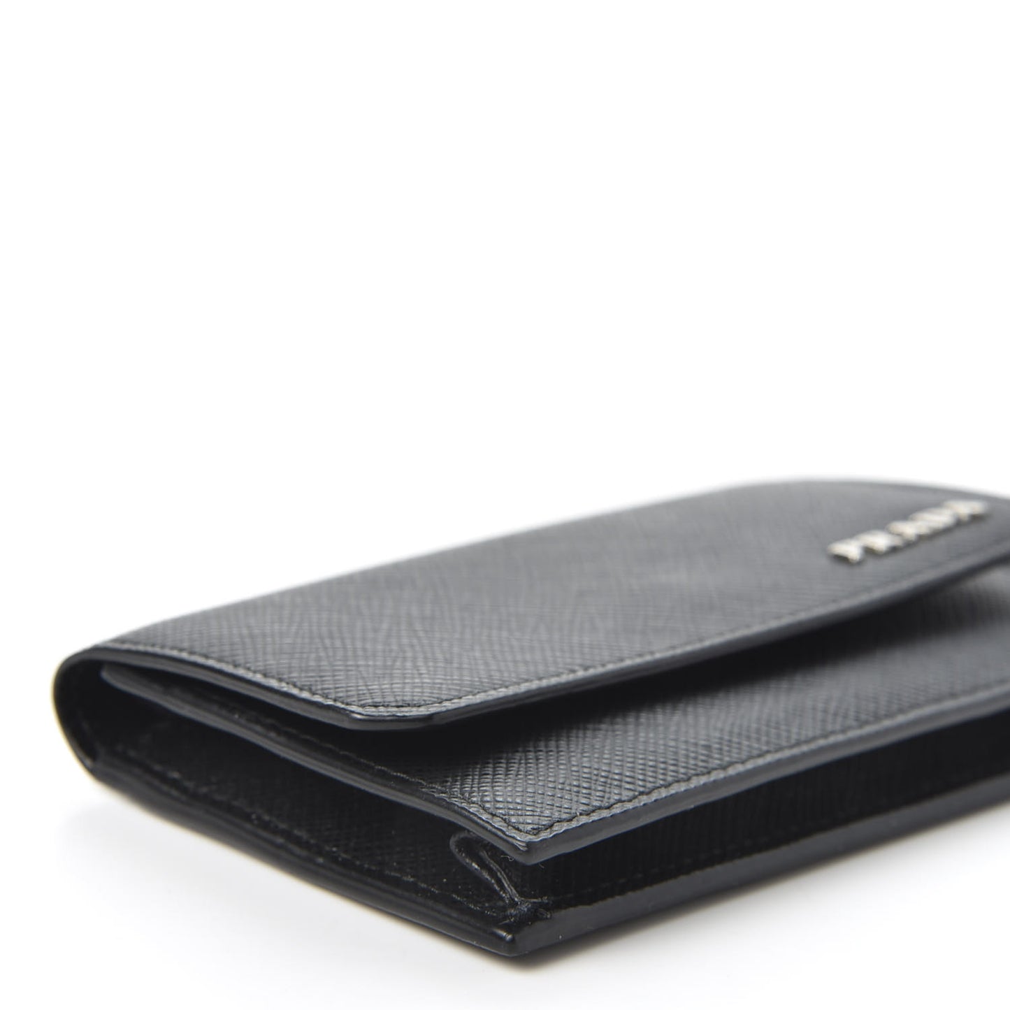 Saffiano Card Holder Black