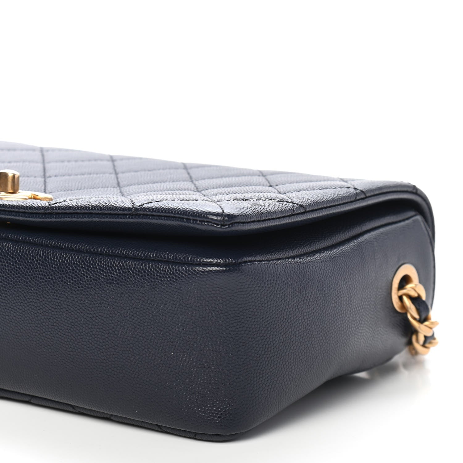 Chanel Caviar Quilted Medium Fashion Therapy Flap Navy Blue 9 of 9