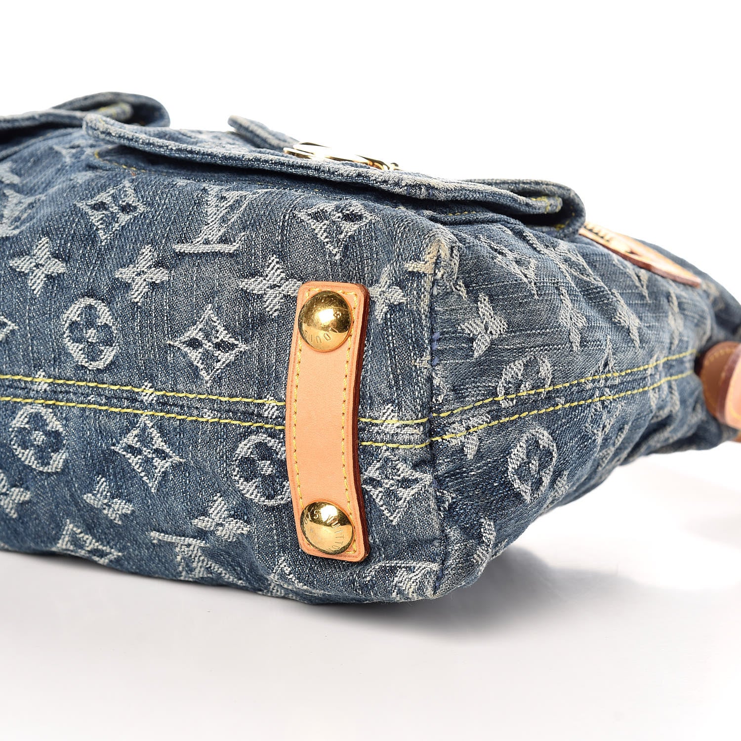Louis Vuitton Monogram Denim Baggy PM Blue 9 of 19