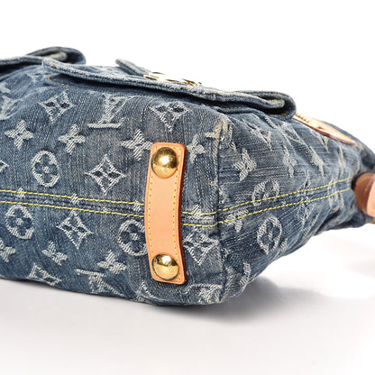 Louis Vuitton Monogram Denim Baggy PM Blue 9 of 19