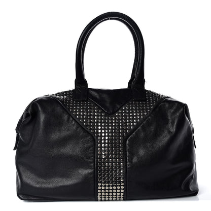 Saint Laurent Chevre Large Rock Stud Easy Y Black 1 of 19