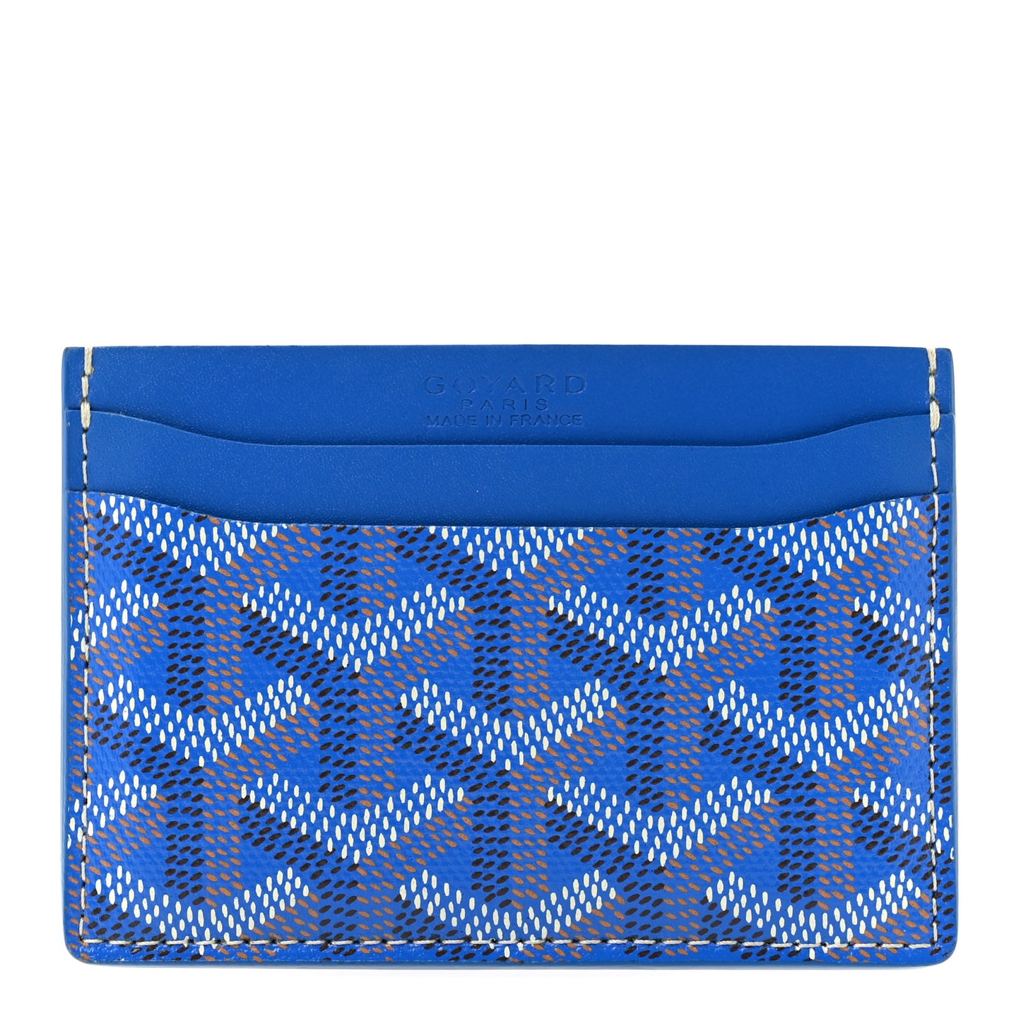 Goyardine Saint Sulpice Card Holder Sky Blue