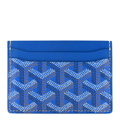 Goyard Goyardine Saint Sulpice Card Holder Sky Blue 1 of 8