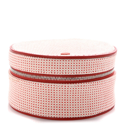 Hermes Cotton Lambskin Evasion Case Vermillion 1 of 6