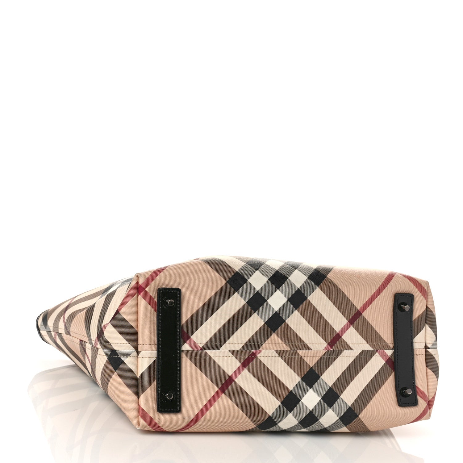 Burberry Supernova Check Large Nickie Tote Black 4 of 9