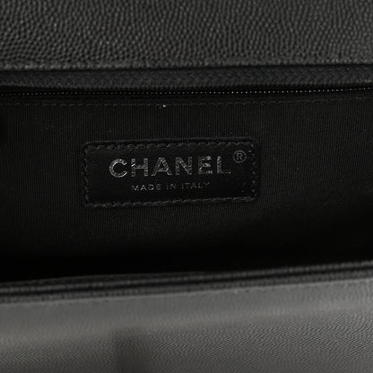 Chanel Caviar Quilted New Medium Boy Flap Black 6 of 11