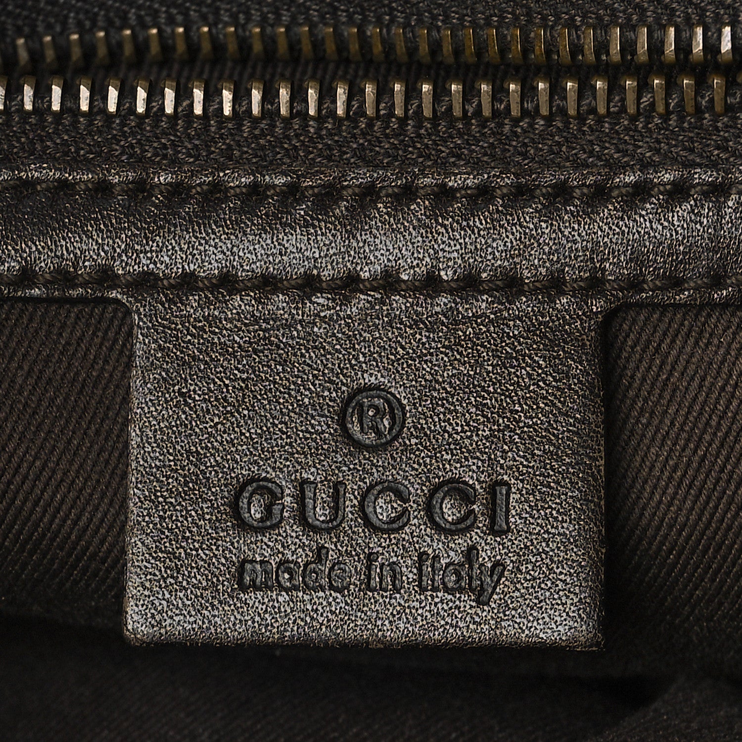 Gucci Monogram Woven Handle Tote Brown 6 of 10
