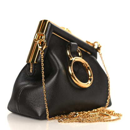 Fendi Shiny Nappa Nano Fendi First Bag Charm Ebano 2 of 7