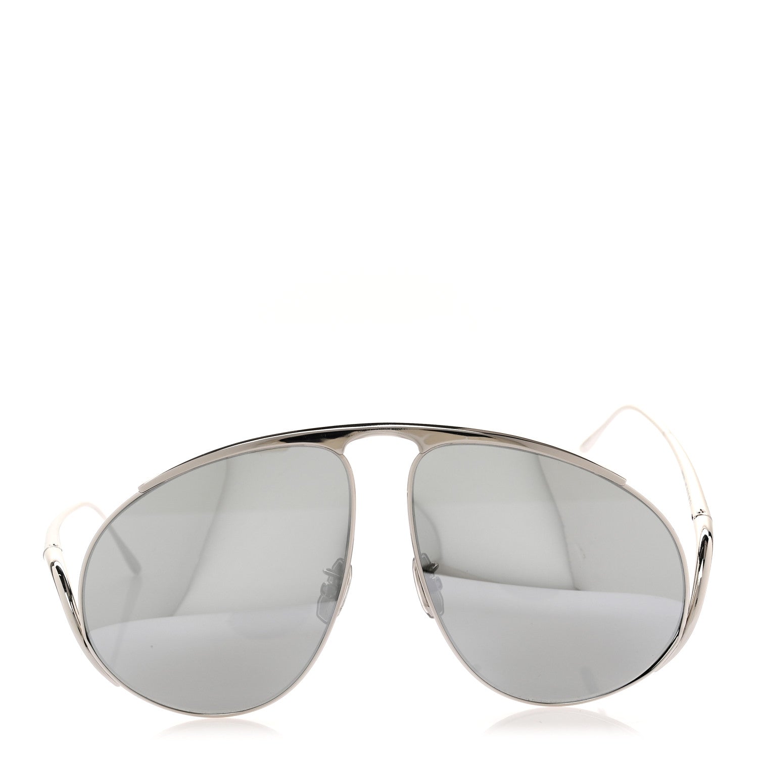 Loewe Metal Hillock Aviator Oversized Sunglasses LW40180U Silver 2 of 6