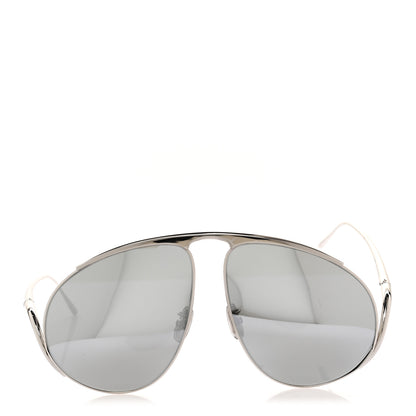 Loewe Metal Hillock Aviator Oversized Sunglasses LW40180U Silver 2 of 6