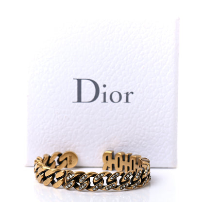 Christian Dior Metal Crystal J'Adior Chain Bracelet Gold 6 of 6