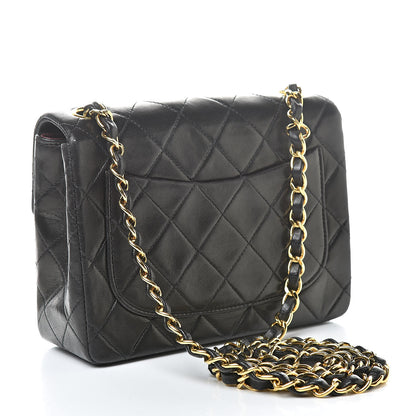 Chanel Lambskin Quilted Mini Square Flap Black 3 of 14