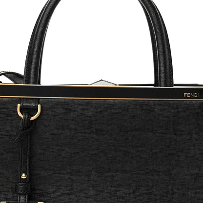 Fendi Vitello Elite Petite 2Jours Tote Black 8 of 10