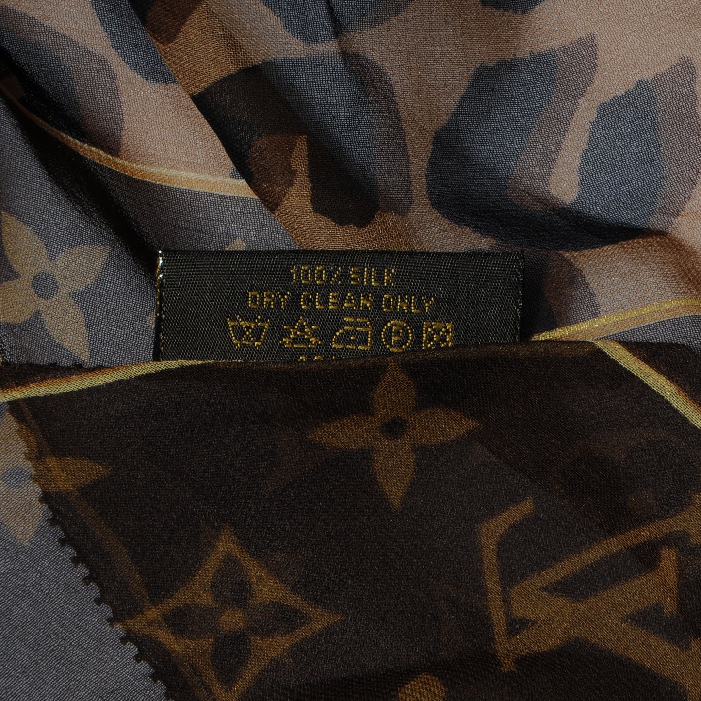 Silk Leopard and Monogram Scarf