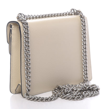 Gucci Textured Calfskin Crystal Mini Dionysus Shoulder Bag Mystic White 3 of 11