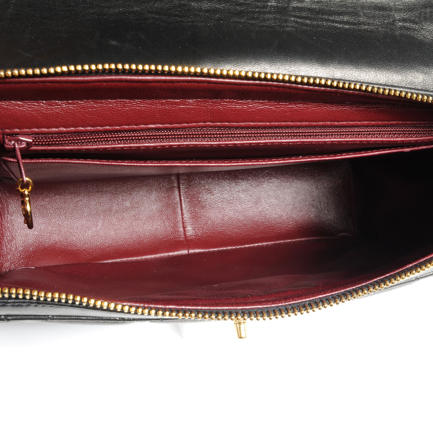 Lambskin Quilted Backpack Black
