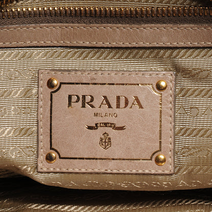 Prada Vitello Shine Bauletto Pomice 7 of 10