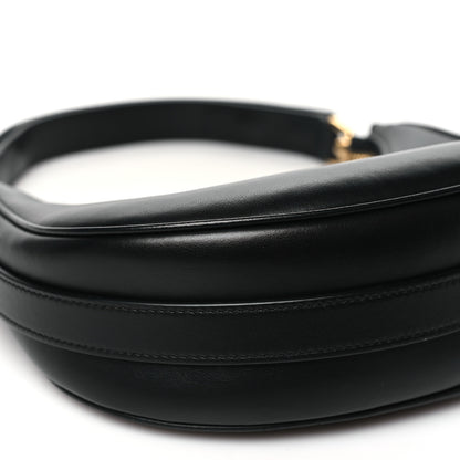 Celine Smooth Calfskin Medium Strap Ava Shoulder Bag Black 8 of 9