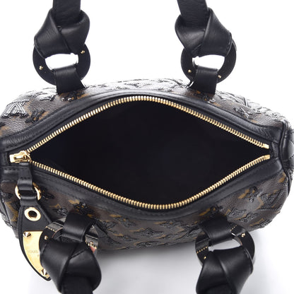 Louis Vuitton Monogram Sequins Eclipse Speedy 28 Black 5 of 9