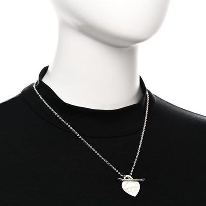 Tiffany Sterling Silver Return to Tiffany Lovestruck Pendant Necklace 2 of 6