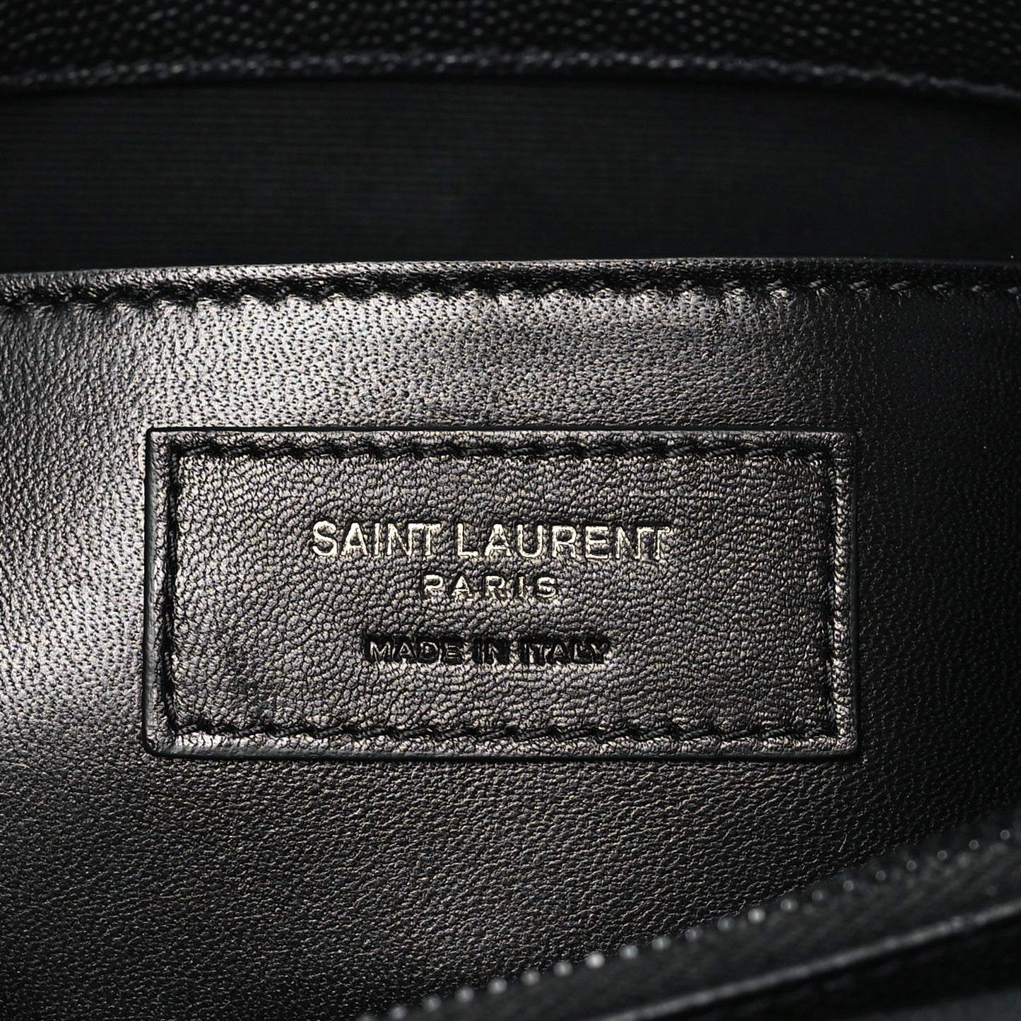 Grain De Poudre Medium West Hollywood Monogram Fold-Over Black