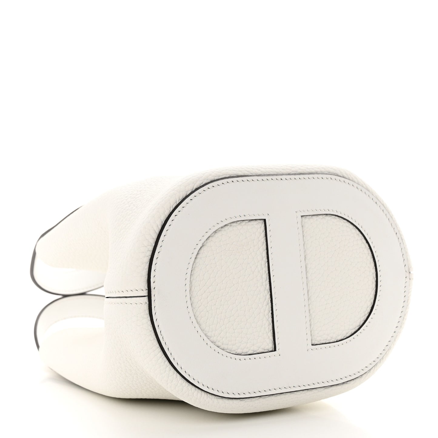 Taurillon Clemence Swift In-The-Loop 18 Bag New White