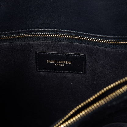 Saint Laurent Calfskin Baby Sac De Jour Navy 7 of 10
