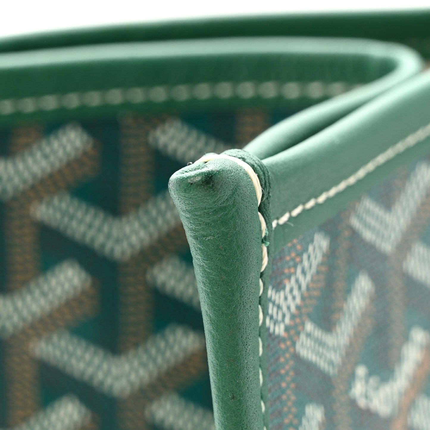 Goyardine Villette MM Tote Green