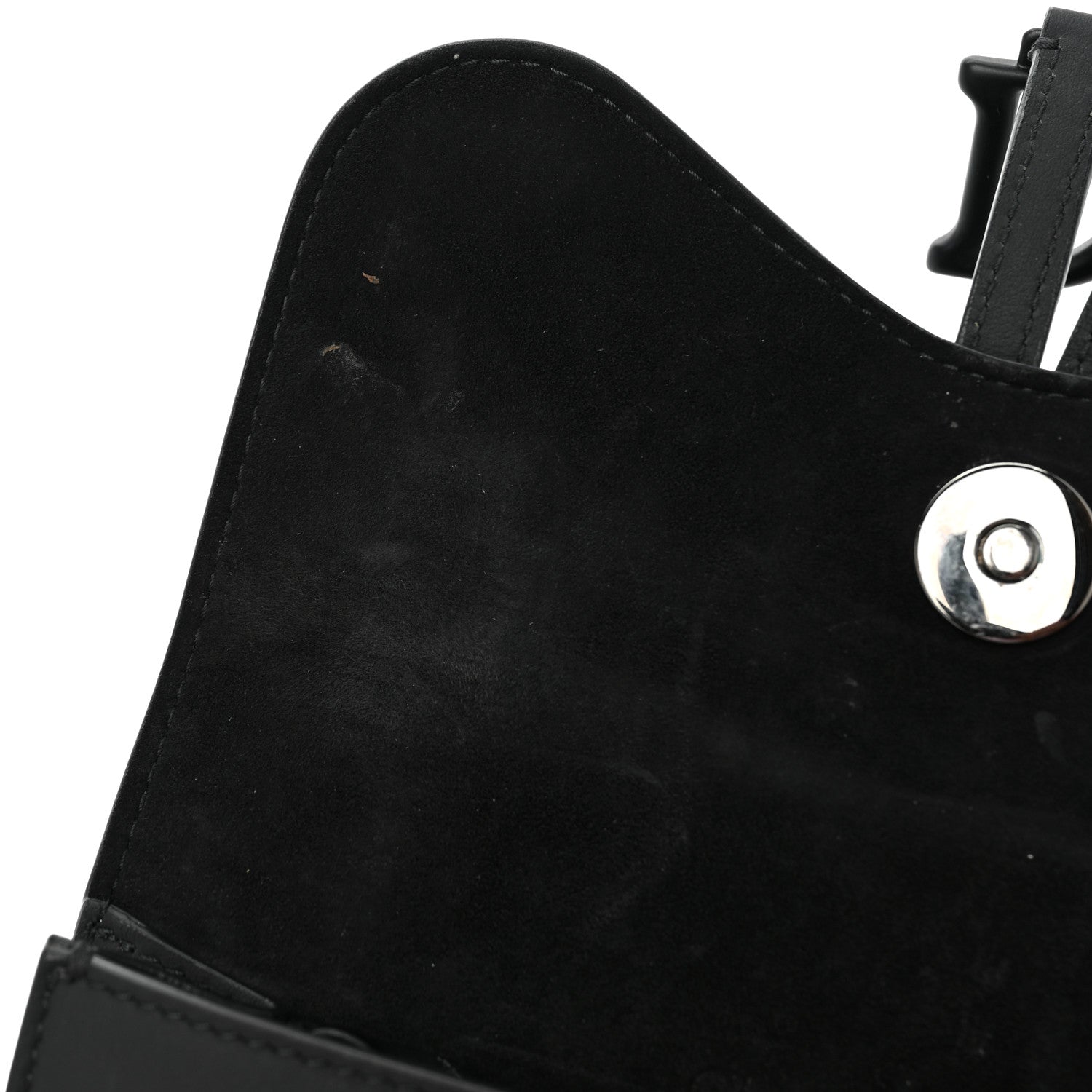 Christian Dior Ultra Matte Calfskin Saddle Belt Bag Black 10 of 15