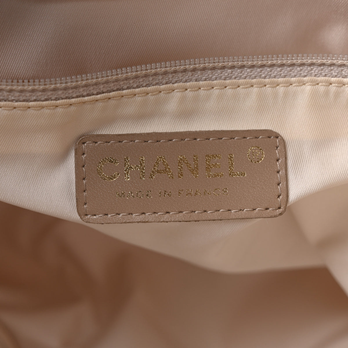 Nylon Small Travel Tote Beige