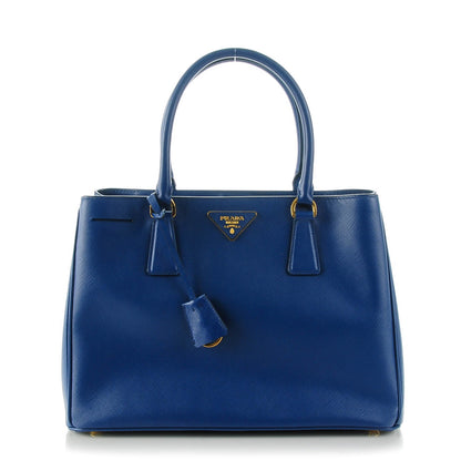 Prada Saffiano Lux Medium Tote Cobalto 1 of 9