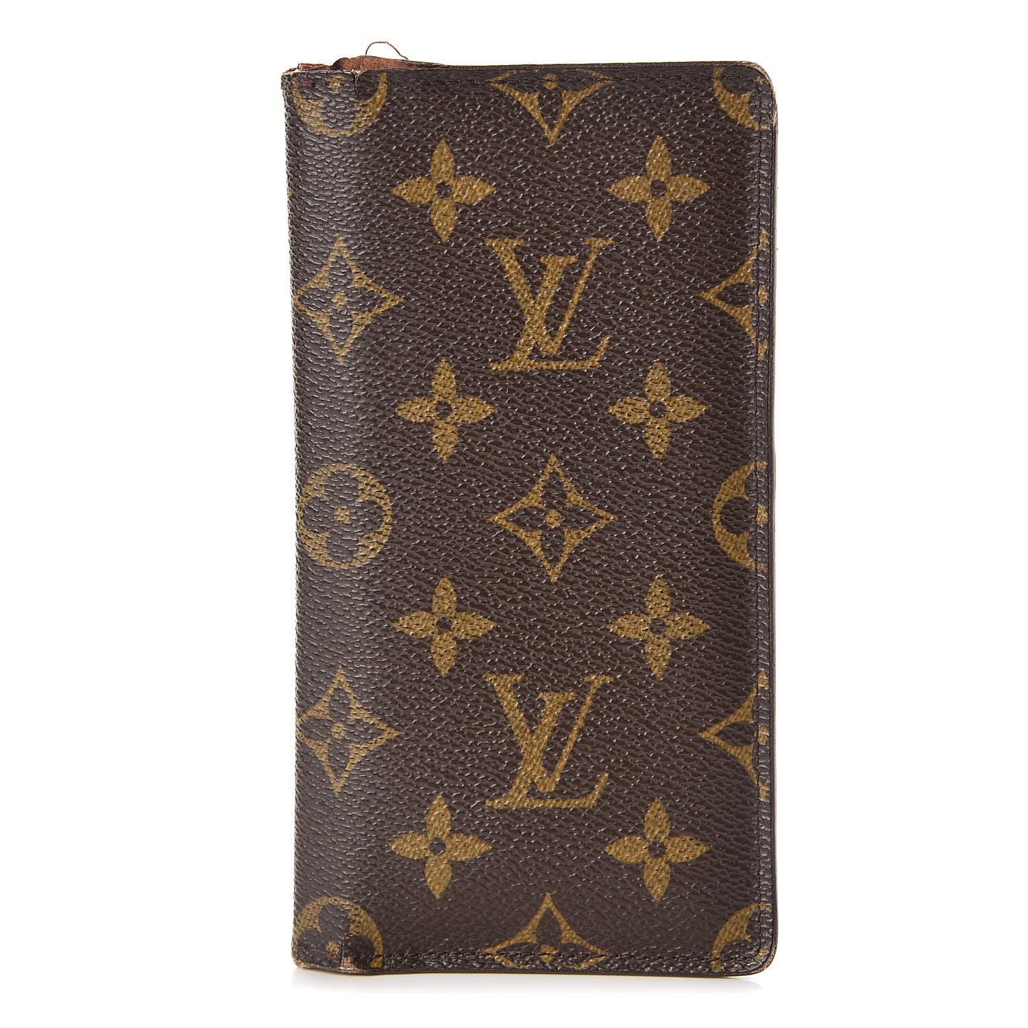 Louis Vuitton Monogram Porte Valeurs Checkbook Wallet 1 of 13