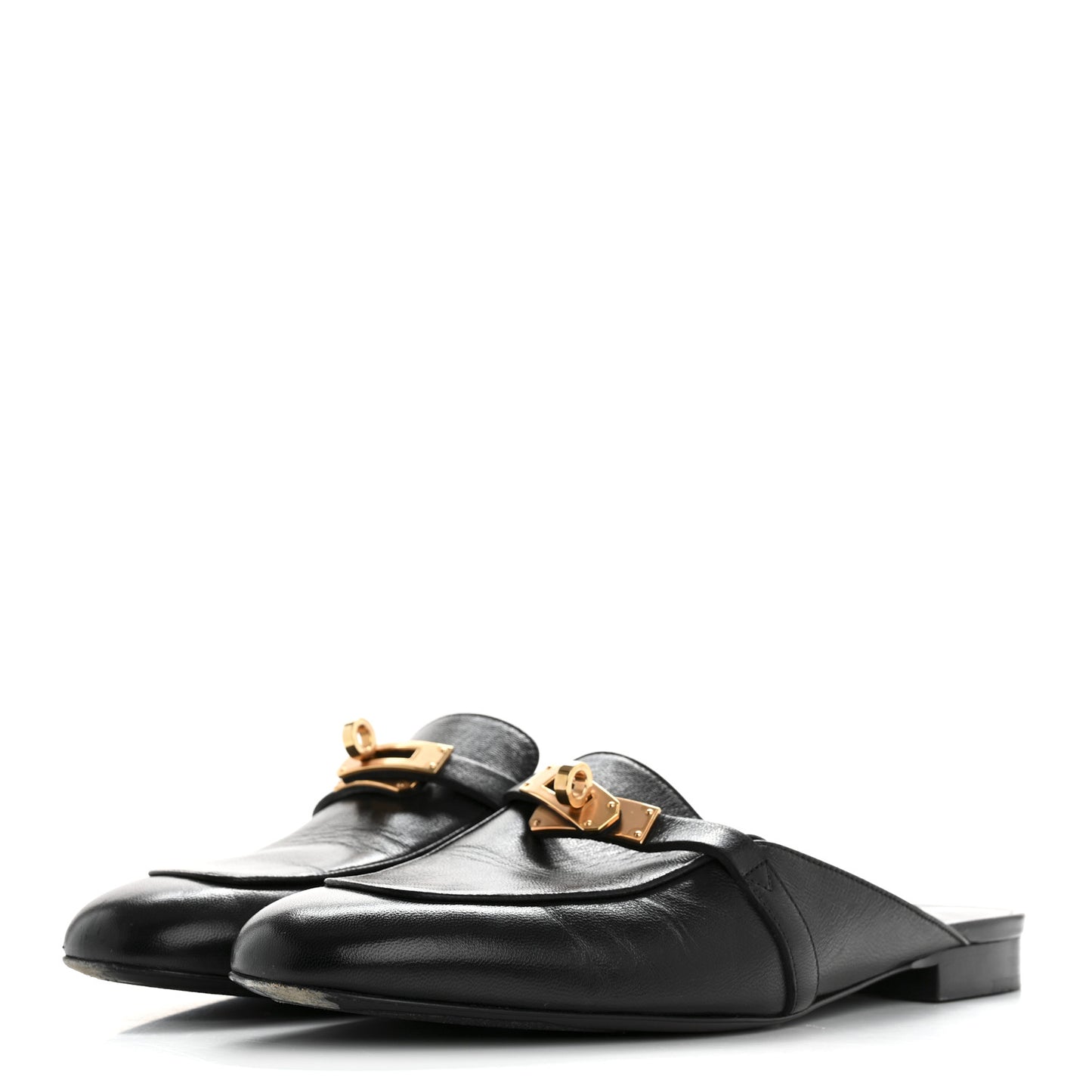 Goatskin Oz Mules 40.5 Black