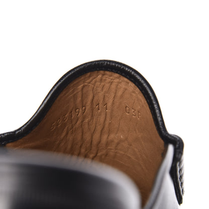 Gucci Goatskin Mens Horsebit Slippers 11 Black 8 of 9