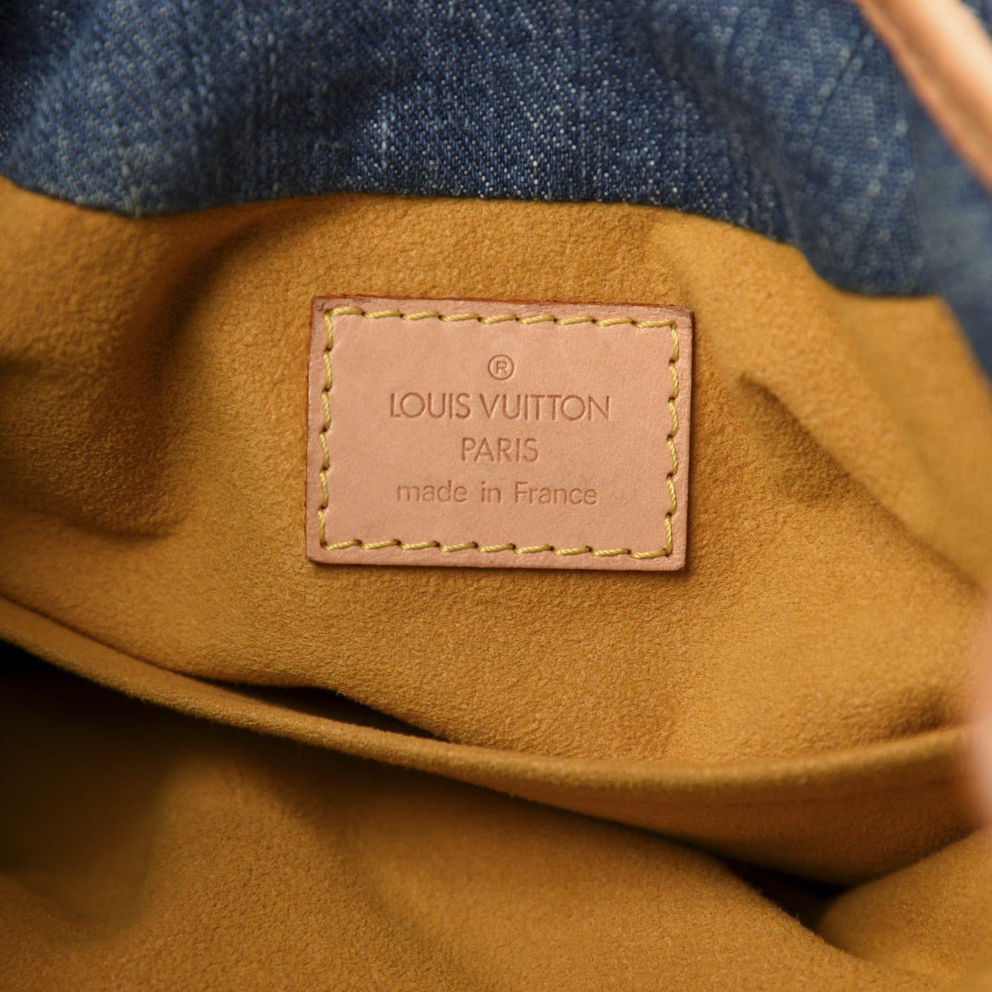 Monogram Denim Pleaty Blue