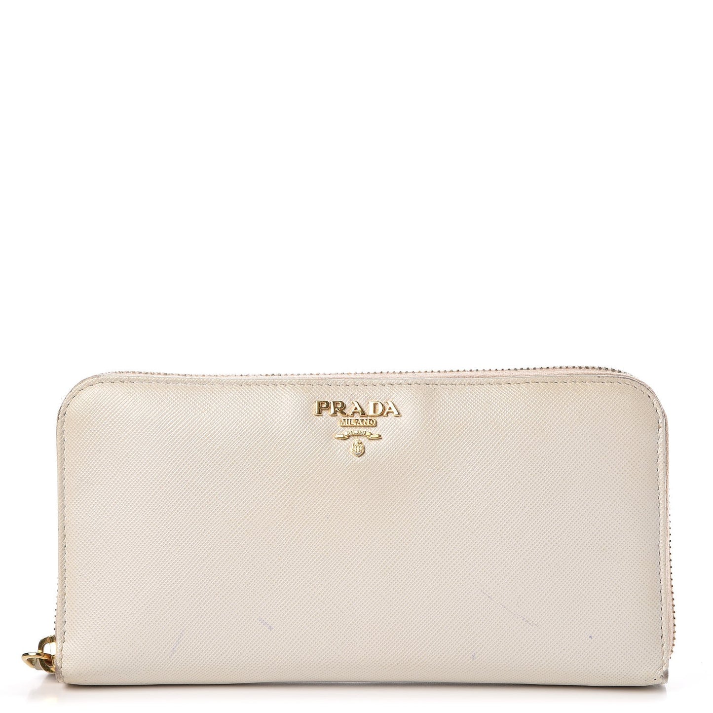 Saffiano Metal Zip Around Wallet Talco