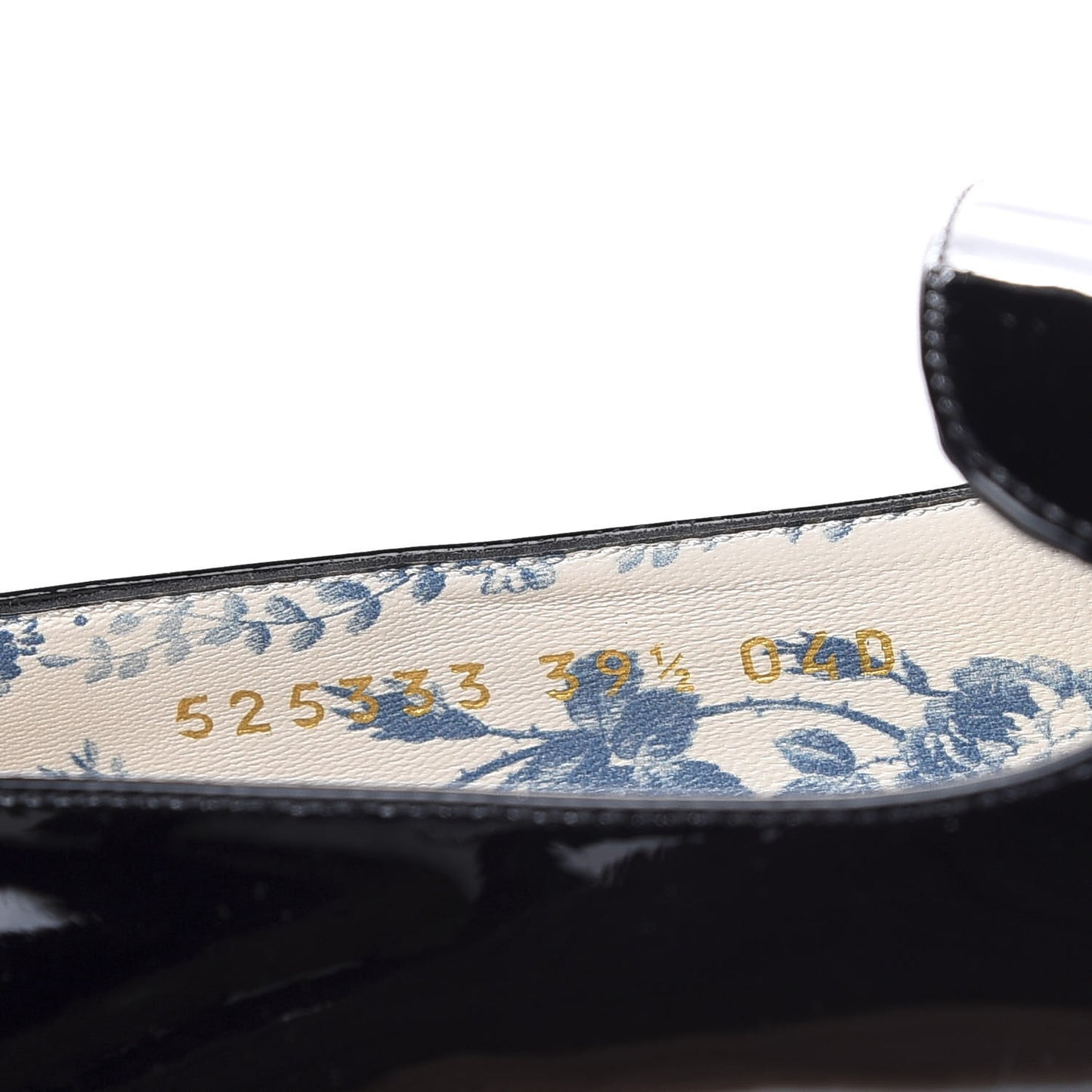 Vernice GG Victoire 55mm Loafer Pumps 39.5 Black