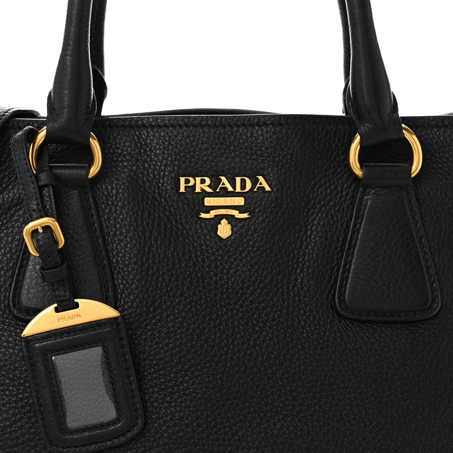 Vitello Daino Tote Black