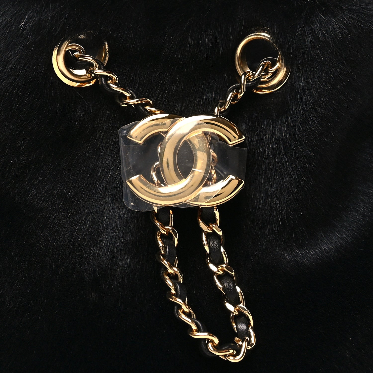 Chanel Pony Hair Mini Chanel 25 Handbag Black 7 of 10