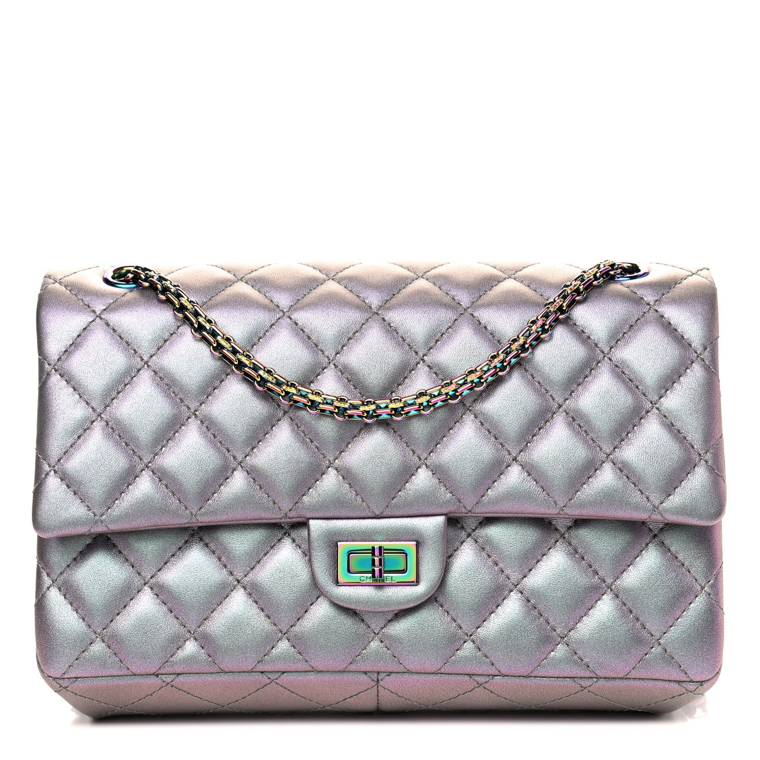 Chanel Iridescent Lambskin Quilted 2.55 Reissue 226 Flap Light Purple 1 of 4