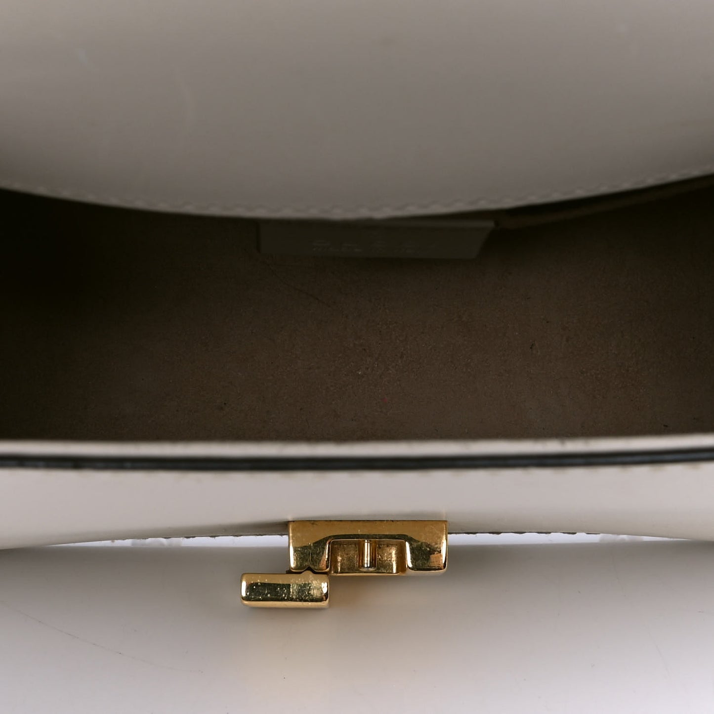 Calfskin Mini Sylvie Chain Shoulder Bag White