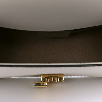 Gucci Calfskin Mini Sylvie Chain Shoulder Bag White 6 of 6