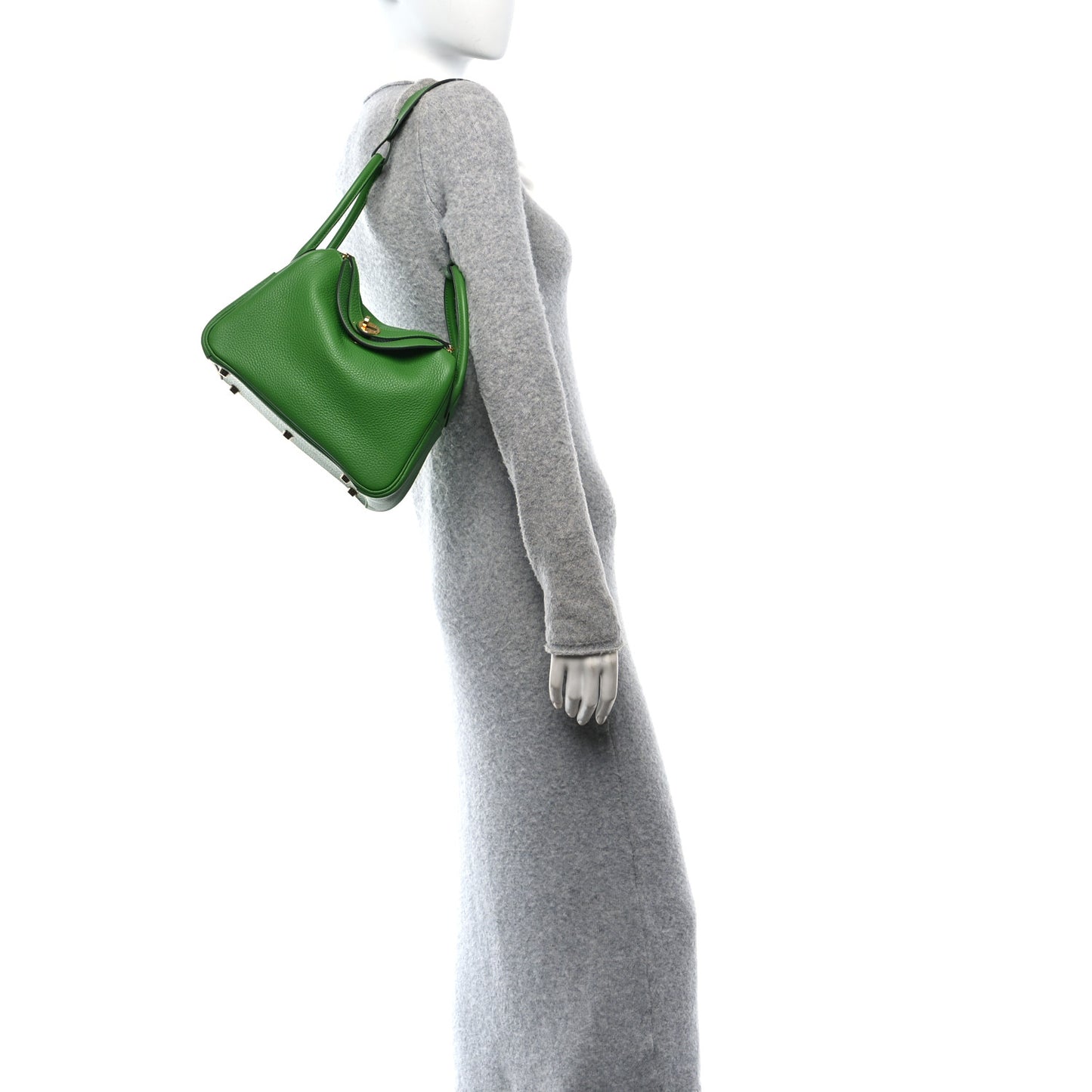 Taurillon Clemence Lindy 26 Vert Yucca