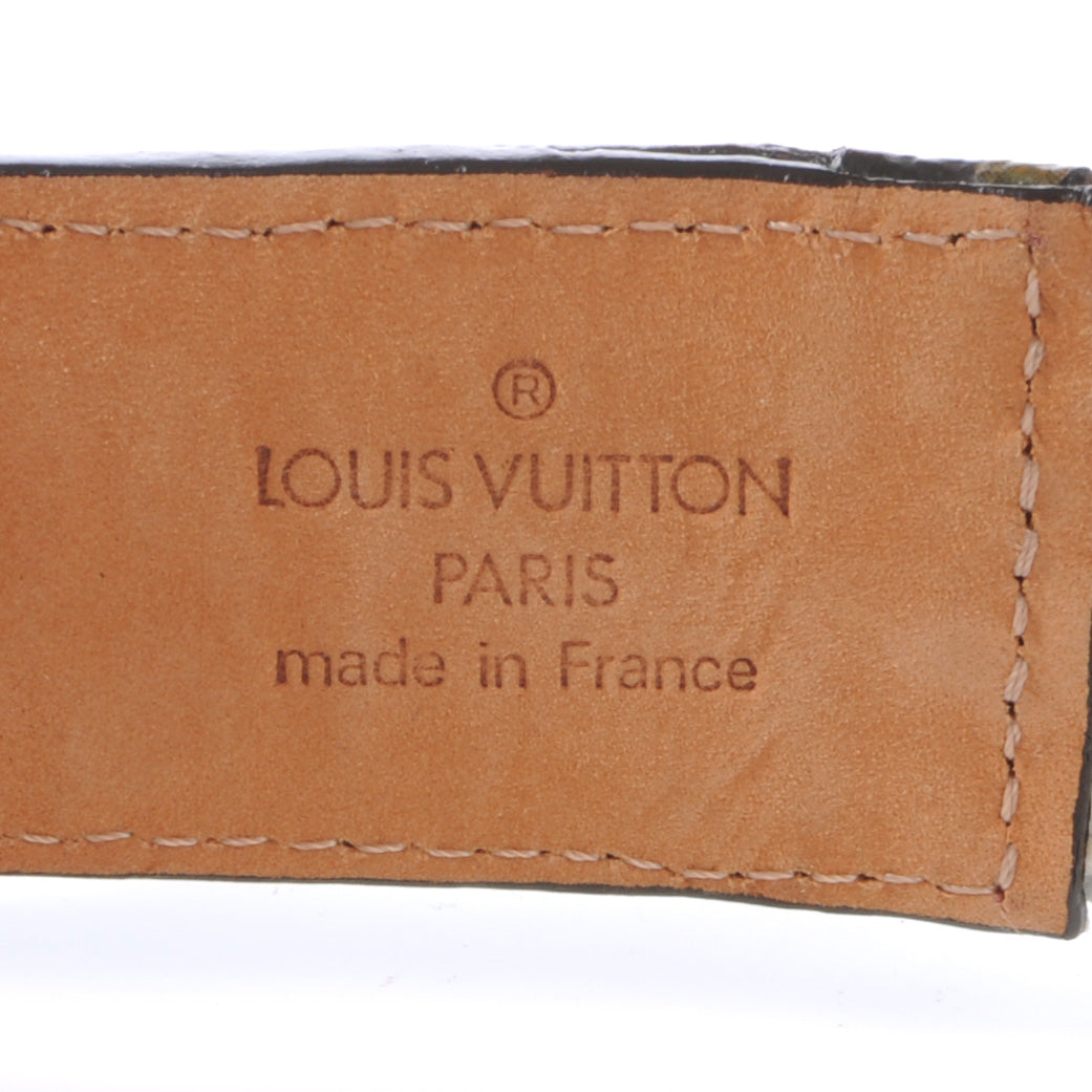 Louis Vuitton Monogram Woven Belt 100 40 4 of 6