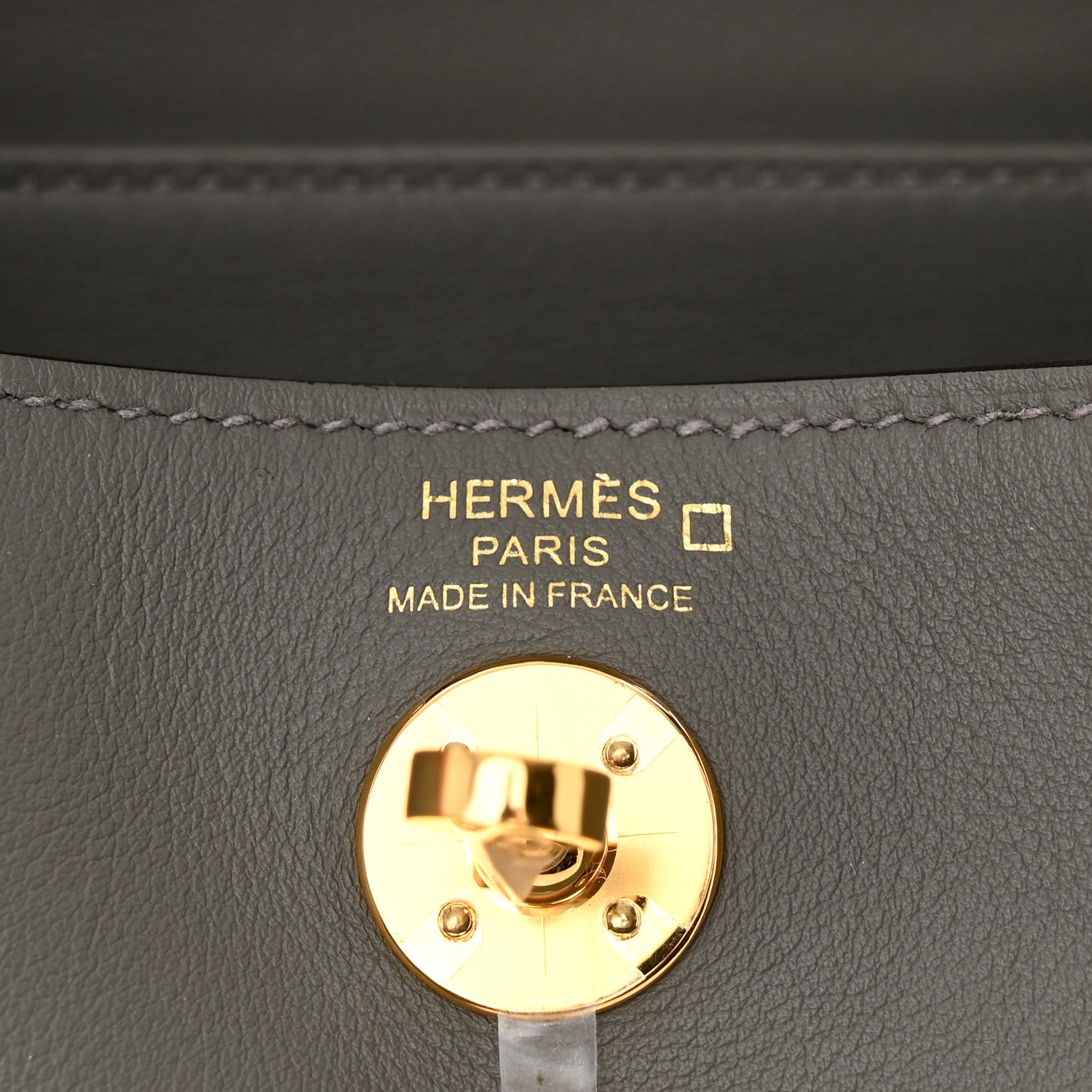 Hermes Swift Matte Alligator Mini Touch Lindy 20 Gris Meyer 6 of 12