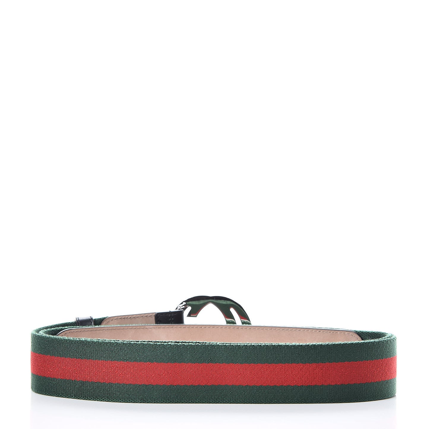 Calfskin Web Interlocking G Belt 120 48 Black