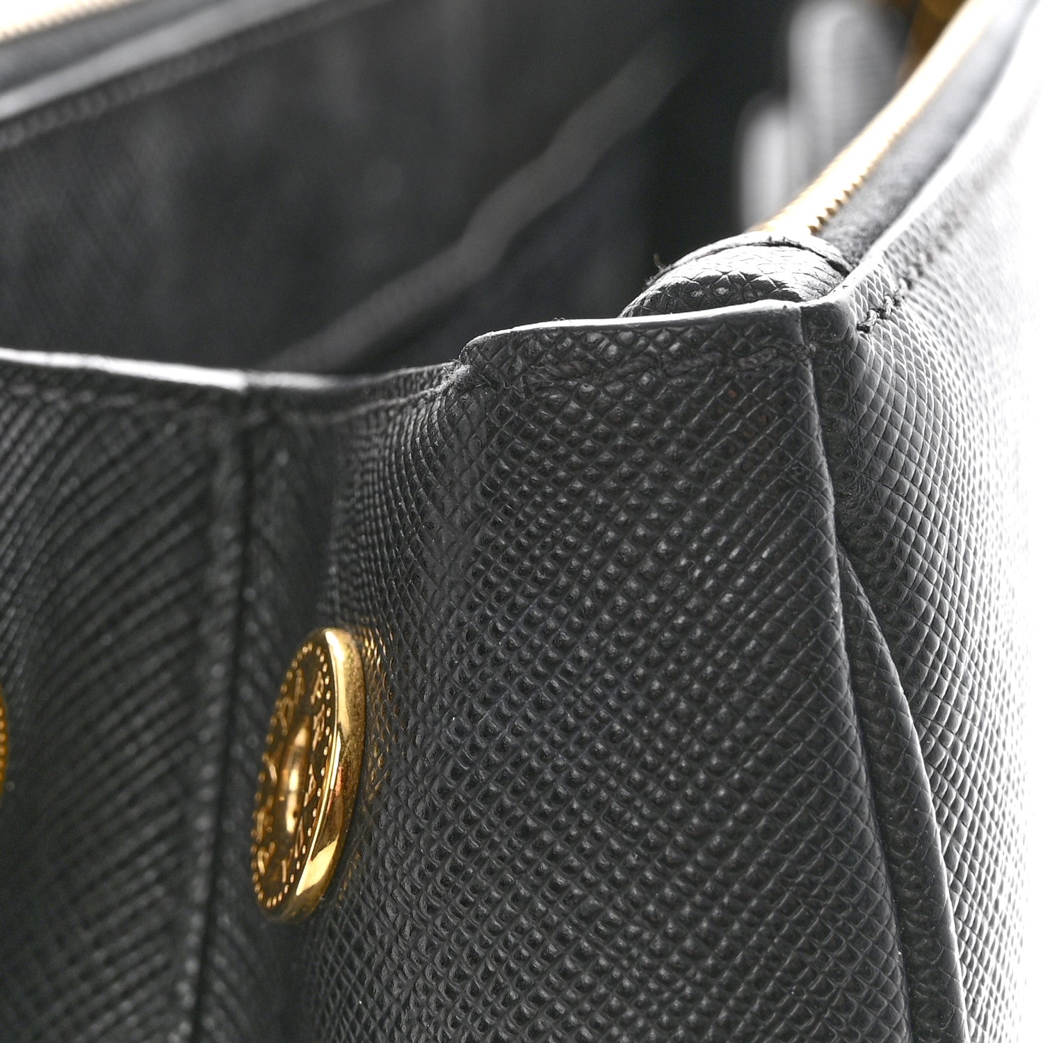 Prada Saffiano Lux Large Galleria Double Zip Tote Black 15 of 16