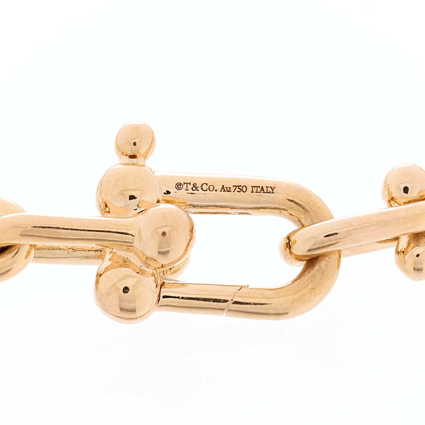 18K Rose Gold Small HardWear Link Bracelet