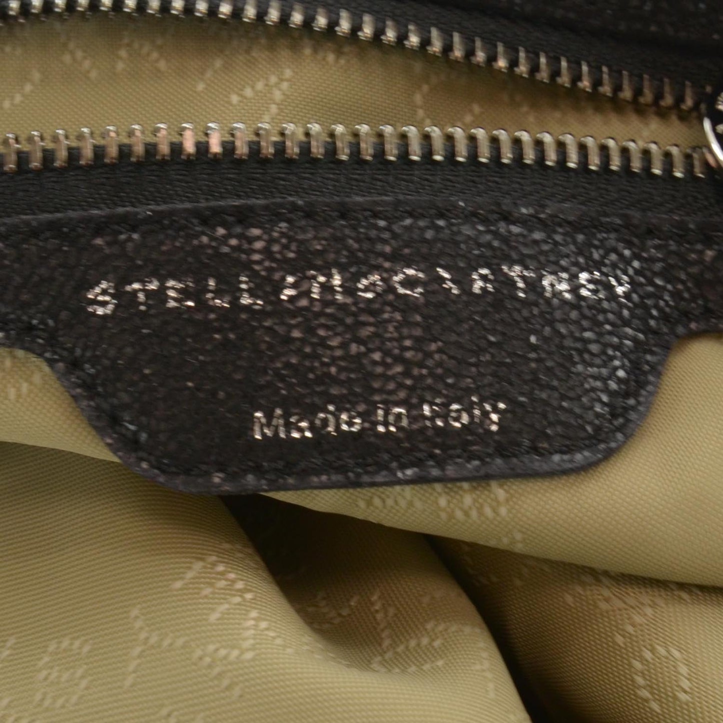 Faux Leather Falabella Tote Black
