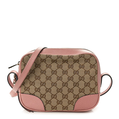 Gucci Monogram Mini Bree Messenger Bag Beige Soft Pink 1 of 10